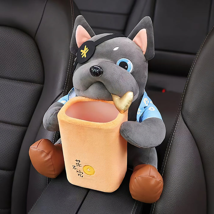 2-in-1 Animated Storage Box for Car Armrest