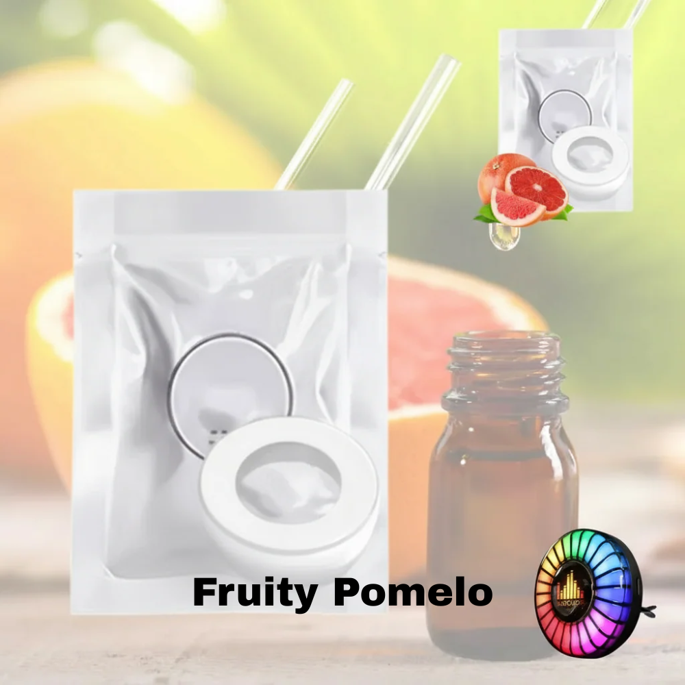 Ritm muzical Lumină LED pentru mașină cu logo (cu difuzor de aromă)