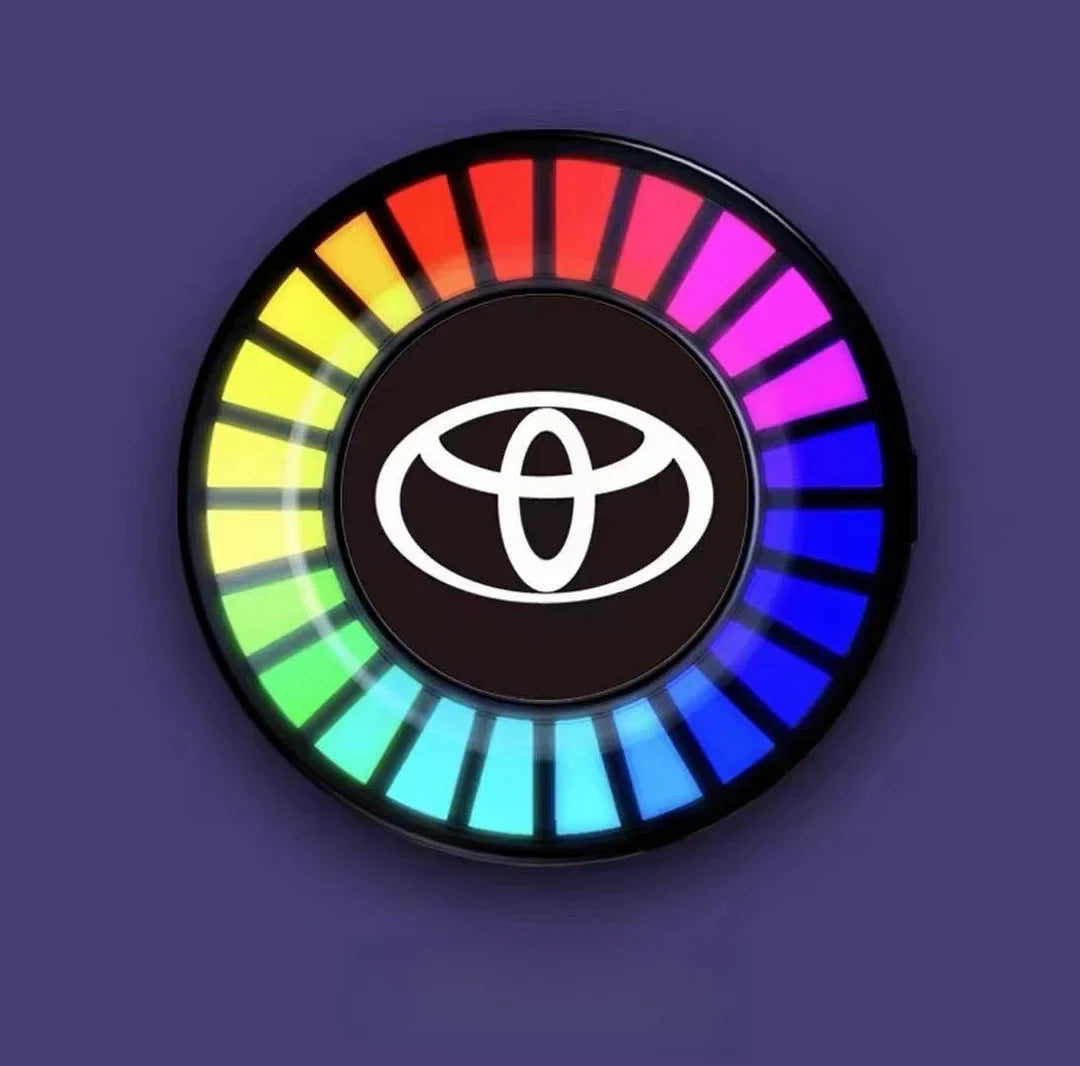Ritm muzical Lumină LED pentru mașină cu logo (cu difuzor de aromă)